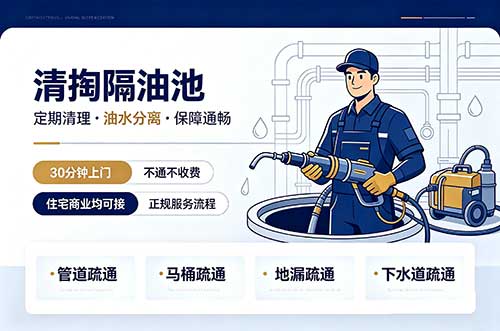 乳山清掏隔油池